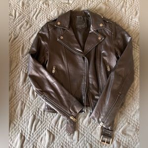 Aritizia Mackage Leather Moto Jacket